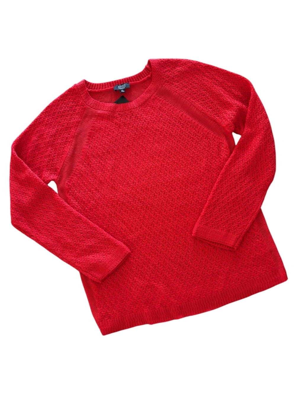 Jones New York Crew Neck Sweater Red Size L - Picture 3 of 11